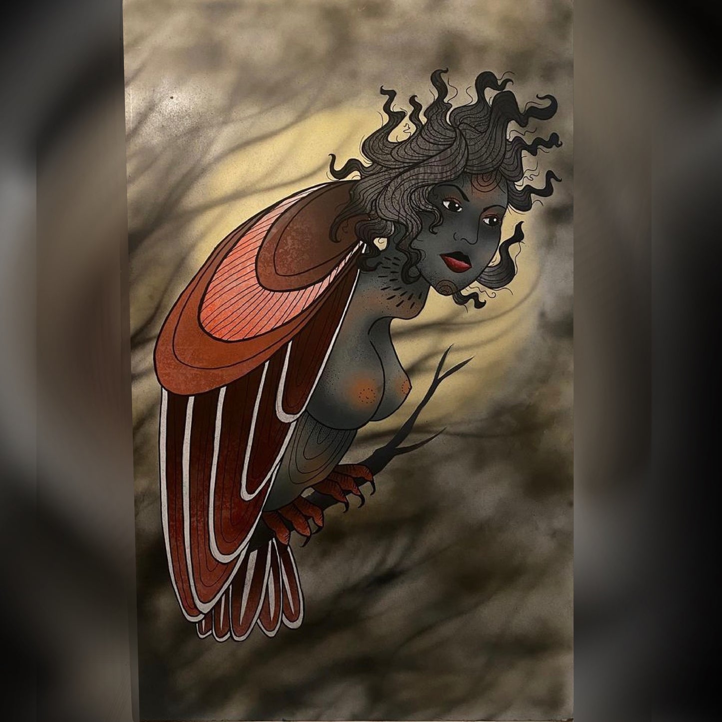 Big Titty Harpy 30”x48”